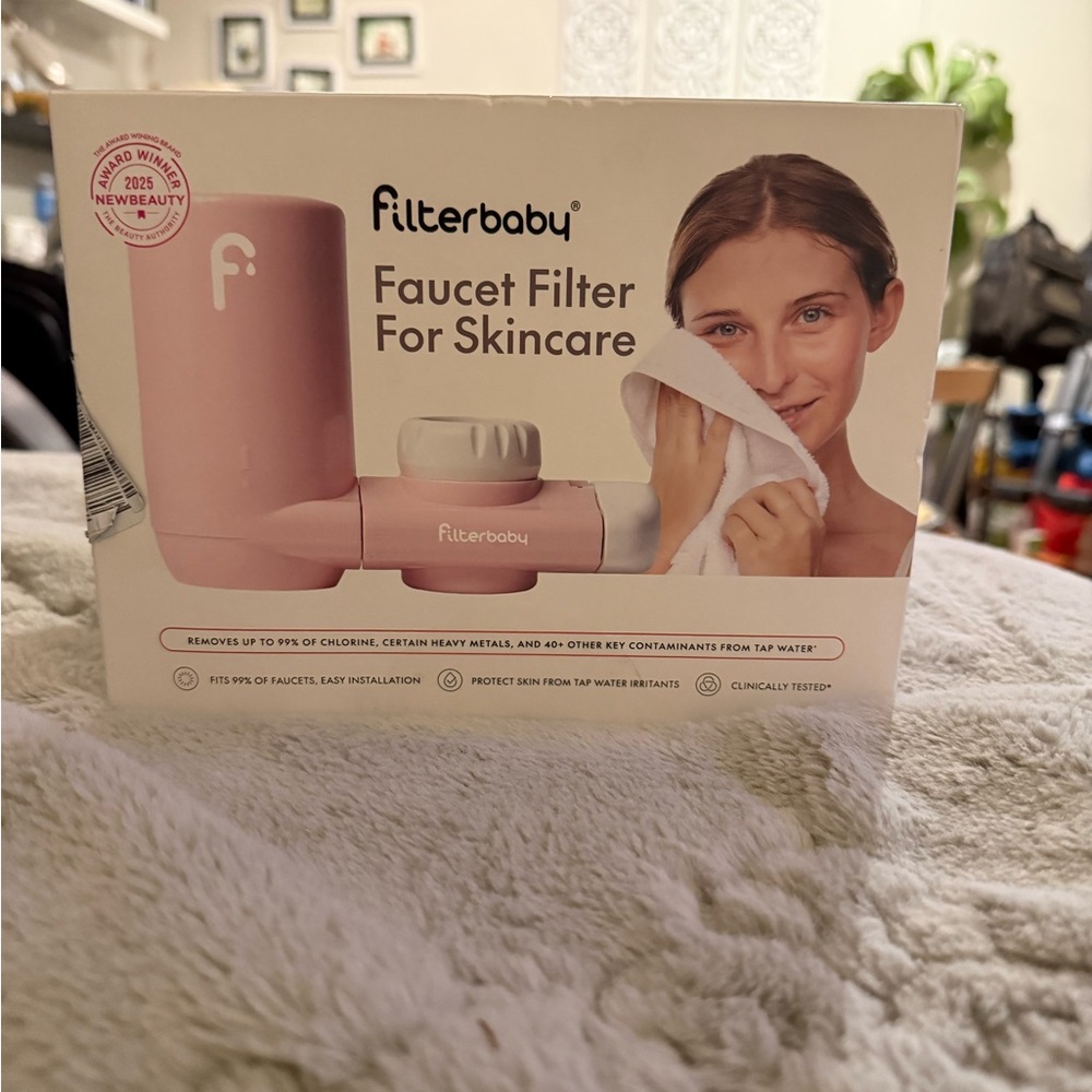 Pink Skincare Faucet Filter